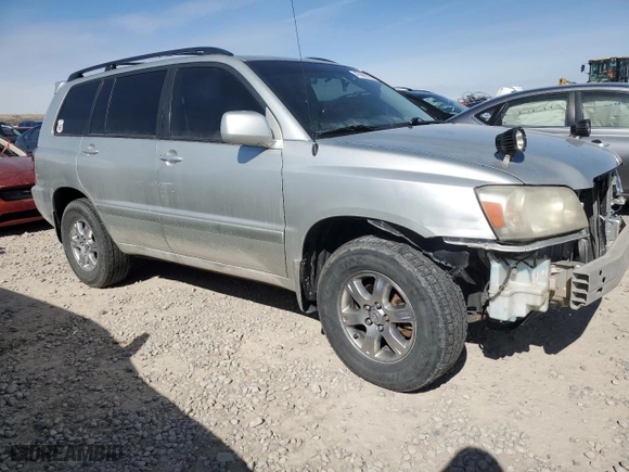 2004 Toyota Highlander with VIN JTEEP21A740038833, listed as a Copart auction lot 47662575 with 0 mi miles and Salvage Title. Bid and sale history available at carsss.com. Image 4.