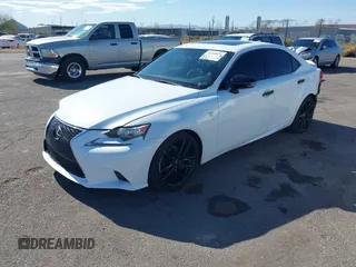 2015 Lexus IS 250 with VIN JTHBF1D25F5056907, listed as a IAAI auction lot 41348874 with 246,372 mi miles and . Bid and sale history available at carsss.com. Image 2.