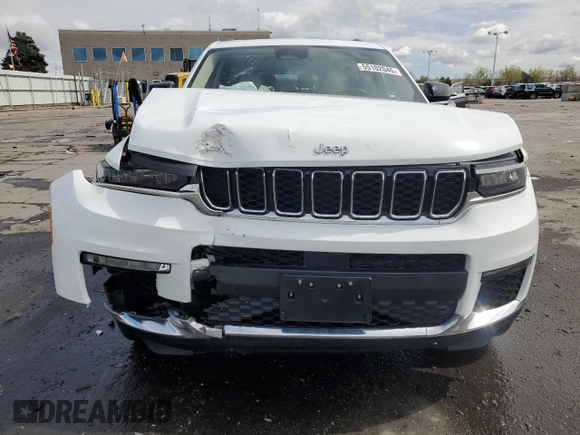 2021 Jeep Grand Cherokee Limited with VIN 1C4RJKBG4M8128310, listed as a Copart auction lot 55102045 with 48,130 mi miles and Salvage Title. Bid and sale history available at DreamBid. Image 5.