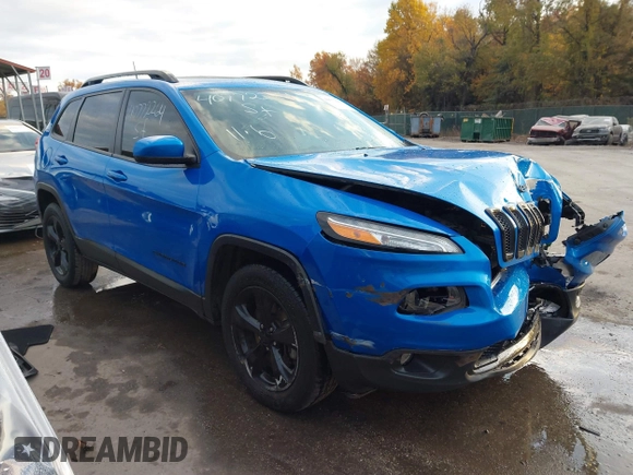 2018 Jeep Cherokee Limited with VIN 1C4PJMDXXJD515558, listed as a IAAI auction lot 40772264 with 171,347 mi miles. Bid and sale history available at carsss.com. Image 1.