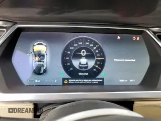 2013 Tesla Model S with VIN 5YJSA1CG0DFP15615, listed as a Copart auction lot 50795235 with 156,030 mi miles and Salvage title. Bid and sale history available at DreamBid. Image 9.