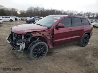 2021 Jeep Grand Cherokee Laredo X with VIN 1C4RJEAG7MC553441, listed as a Copart auction lot 89283565 with 56,367 mi miles and Salvage Title. Bid and sale history available at carsss.com. Image 1.