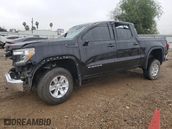 2019 GMC Sierra 1500 with VIN 1GTP8AEF6KZ395486, listed as a Copart auction lot 83339674 with 75,815 mi miles and Non Repairable. Bid and sale history available at DreamBid. Image 1.