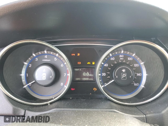 2011 Hyundai Sonata Limited with VIN 5NPEC4AC1BH126922, listed as a Copart auction lot 56028785 with 129,605 mi miles and Salvage Title. Bid and sale history available at DreamBid. Image 9.