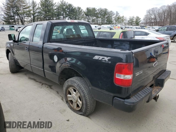 2005 Ford F-150 STX with VIN 1FTRX14W75FB18994, listed as a Copart auction lot 47682245 with 188,801 mi miles and Clean Title. Bid and sale history available at carsss.com. Image 2.