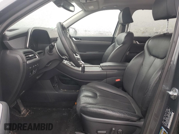 2022 Hyundai Palisade SEL with VIN KM8R4DHE0NU460547, listed as a Copart auction lot 43662685 with 45,376 mi miles and Salvage title. Bid and sale history available at DreamBid. Image 7.