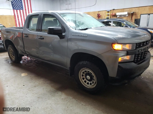 2019 Chevrolet Silverado 1500 Work Truck with VIN 1GCRYAEH4KZ328623, listed as a Copart auction lot 71086564 with 203,567 mi miles and Non Repairable. Bid and sale history available at carsss.com. Image 4.