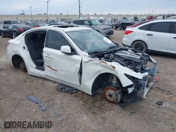2018 Infiniti Q50 Luxe with VIN JN1EV7AP3JM360677, listed as a IAAI auction lot 41690938 with 120,807 mi miles and . Bid and sale history available at DreamBid. Image 1.