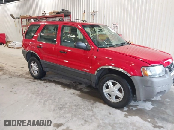 2001 Ford Escape XLS with VIN 1FMYU02191KE79727, listed as a IAAI auction lot 41720383 with 223,554 mi miles. Bid and sale history available at carsss.com. Image 1.
