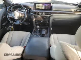 2020 Lexus LX with VIN JTJDY7AX0L4327331, listed as a Copart auction lot 44070415 with 43,887 mi miles and Salvage Title. Bid and sale history available at carsss.com. Image 8.