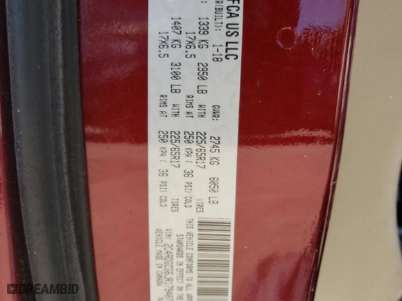 2018 Dodge Grand Caravan SXT with VIN 2C4RDGCG6JR179407, listed as a Copart auction lot 45552795 with 135,386 mi miles and Salvage Title. Bid and sale history available at carsss.com. Image 14.