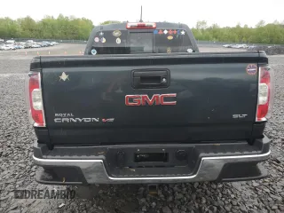 2018 GMC Canyon 4WD SLT z VIN 1GTG6DEN9J1104099, wystawiony jako Copart lot #56195235 z przebiegiem 115 308 mil mil oraz Szkoda całkowita • Salvage title. Historia ofert i sprzedaży dostępna na DreamBid. Obrazek 6.