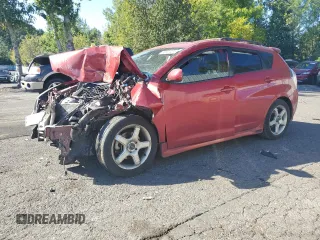 2009 Pontiac Vibe GT with VIN 5Y2SR67099Z462251, listed as a Copart auction lot 72962474 with 0 mi miles and Salvage Title. Bid and sale history available at carsss.com. Image 1.