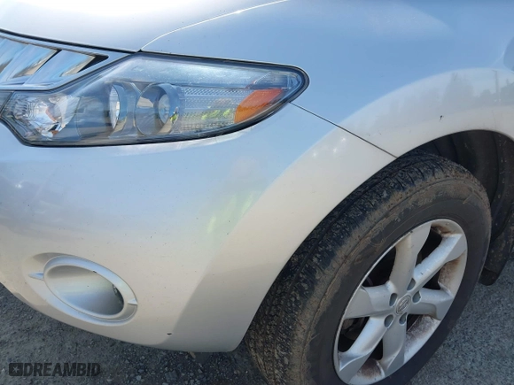 2009 Nissan Murano SL with VIN JN8AZ18WX9W114112, listed as a IAAI auction lot 41860833 with 203,676 mi miles. Bid and sale history available at carsss.com. Image 12.