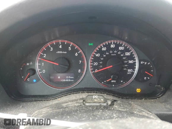 2009 Subaru Outback XT Limited with VIN 4S4BP63C596314472, listed as a Copart auction lot 82874214 with 106,469 mi miles and Salvage title. Bid and sale history available at DreamBid. Image 9.