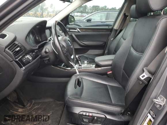 2015 BMW X3 xDrive28d with VIN 5UXWY3C57F0E95285, listed as a Copart auction lot 73287134 with 106,237 mi miles and Salvage Title. Bid and sale history available at carsss.com. Image 7.