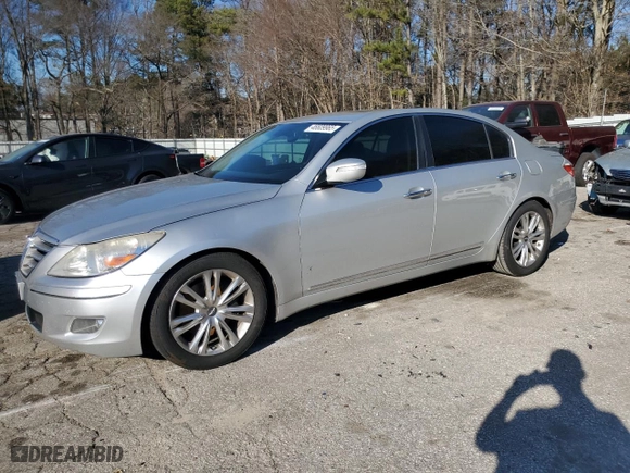 2010 Hyundai Genesis with VIN KMHGC4DF8AU099426, listed as a Copart auction lot 46609965 with 292,555 mi miles and Clean Title. Bid and sale history available at carsss.com. Image 1.