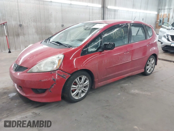 2009 Honda Fit Sport with VIN JHMGE88499S050322, listed as a IAAI auction lot 41781879 with 1 mi miles. Bid and sale history available at carsss.com. Image 16.