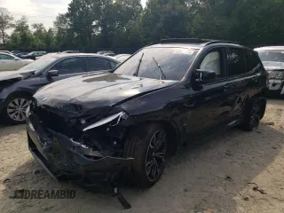 2020 BMW X3 M Competition z VIN 5YMTS0C03L9B59494, wystawiony jako Copart lot #60898423 z przebiegiem Nie podano mil oraz . Historia ofert i sprzedaży dostępna na DreamBid. Obrazek 1.
