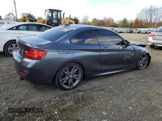 2015 BMW 2 Series M235i xDrive with VIN WBA1J9C5XFV370961, listed as a Copart auction lot 78313054 with 99,245 mi miles and Salvage Title. Bid and sale history available at carsss.com. Image 3.