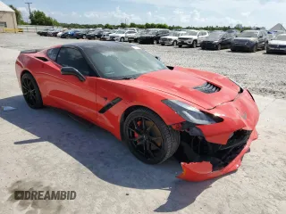 2016 Chevrolet Corvette Z51 2LT with VIN 1G1YK2D79G5111636, listed as a Copart auction lot 66278654 with 55,472 mi miles and Salvage Title. Bid and sale history available at carsss.com. Image 4.