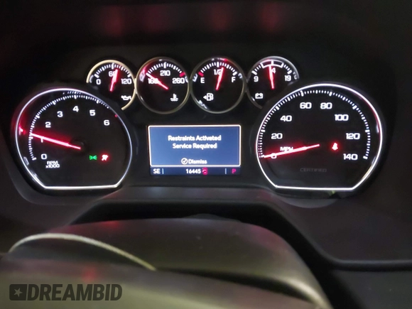 2023 Chevrolet Tahoe Commercial with VIN 1GNSCLED8PR211103, listed as a IAAI auction lot 41475687 with 16,445 mi miles and . Bid and sale history available at DreamBid. Image 7.
