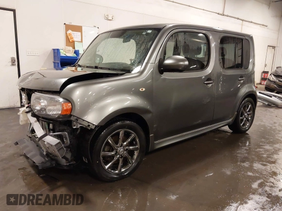 2009 Nissan Cube 1.8 SL with VIN JN8AZ28RX9T104164, listed as a IAAI auction lot 41722909 with 186,806 mi miles. Bid and sale history available at carsss.com. Image 2.