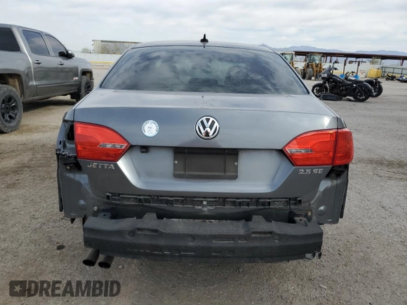 2012 Volkswagen Jetta SE with VIN 3VWDX7AJ5CM344631, listed as a Copart auction lot 49895435 with 176,922 mi miles and Salvage title. Bid and sale history available at DreamBid. Image 6.