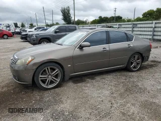 2007 Infiniti M45 Sdn with VIN JNKBY01EX7M403691, listed as a Copart auction lot 74678434 with 96,425 mi miles and Salvage Title. Bid and sale history available at carsss.com. Image 1.
