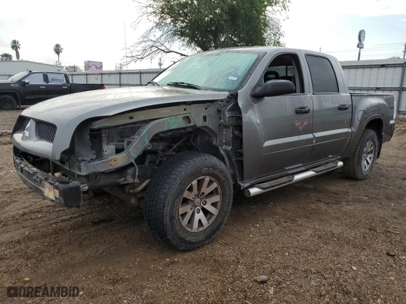 2007 Mitsubishi Raider LS with VIN 1Z7HC28K37S243381, listed as a Copart auction lot 84065924 with 227397 miles and Salvage Title. Bid and sale history available at carsss.com. Image 1.