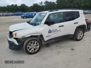 2018 Jeep Renegade Upland with VIN ZACCJBAB9JPJ22645, listed as a Copart auction lot 59481395 with 118,872 mi miles and Salvage title. Bid and sale history available at DreamBid. Image 1.