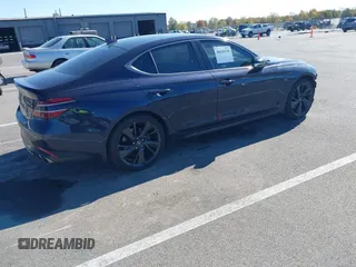 2023 Genesis G70 2.0T z VIN KMTG34TA7PU111215, wystawiony jako IAAI lot #40628348 z przebiegiem 25 146 mil mil oraz . Historia ofert i sprzedaży dostępna na DreamBid. Obrazek 4.