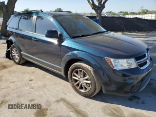 2015 Dodge Journey SXT with VIN 3C4PDCBG2FT709071, listed as a Copart auction lot 53582685 with 123,813 mi miles and Salvage Title. Bid and sale history available at carsss.com. Image 4.