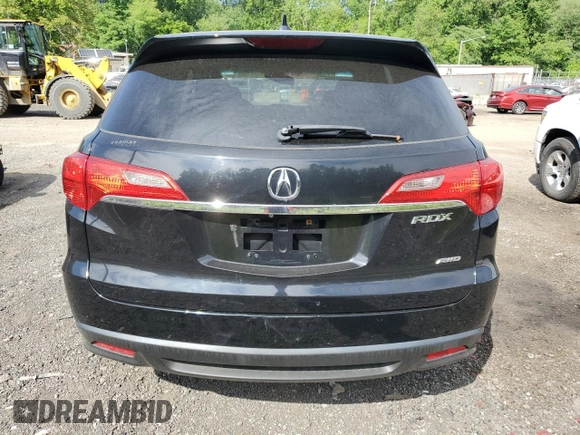 2013 Acura RDX with VIN 5J8TB4H31DL024097, listed as a Copart auction lot 57666335 with 125,038 mi miles and Salvage title. Bid and sale history available at DreamBid. Image 6.