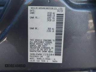 2019 Nissan Altima 2.5 Platinum with VIN 1N4BL4FW0KC229384, listed as a IAAI auction lot 41585970 with 112,087 mi miles. Bid and sale history available at carsss.com. Image 9.