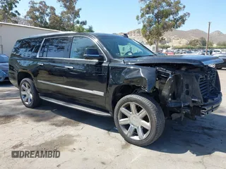 2018 Cadillac Escalade ESV Luxury with VIN 1GYS3HKJ8JR329606, listed as a IAAI auction lot 42270733 with 172,195 mi miles and . Bid and sale history available at DreamBid. Image 1.