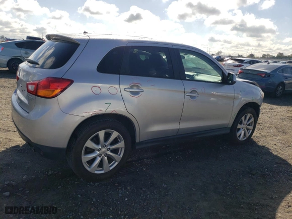 2015 Mitsubishi Outlander Sport ES with VIN 4A4AP3AU0FE010454, listed as a Copart auction lot 51141535 with 54,325 mi miles and Salvage Title. Bid and sale history available at carsss.com. Image 3.
