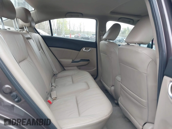 2012 Honda Civic EX-L with VIN 2HGFB2F9XCH505616, listed as a IAAI auction lot 41935511 with 62,298 mi miles and . Bid and sale history available at DreamBid. Image 8.
