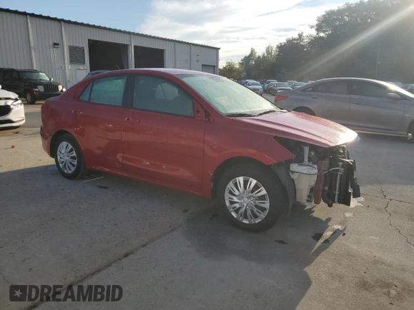 2022 Kia Rio S with VIN 3KPA24AD7NE439511, listed as a Copart auction lot 74495154 with 55,733 mi miles and Clean Title. Bid and sale history available at carsss.com. Image 4.