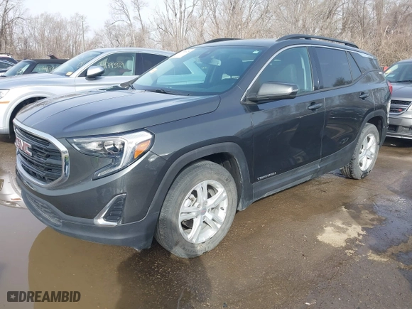 2020 GMC Terrain SLE with VIN 3GKALMEVXLL171051, listed as a IAAI auction lot 41790628 with 58,699 mi miles. Bid and sale history available at carsss.com. Image 17.