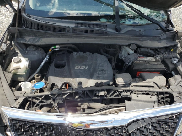 2014 Kia Sportage EX with VIN KNDPCCAC2E7629547, listed as a Copart auction lot 61255755 with 86,324 mi miles and Salvage title. Bid and sale history available at DreamBid. Image 12.