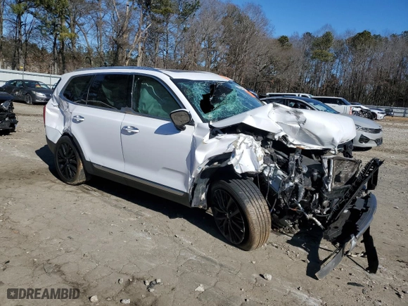 2021 Kia Telluride SX with VIN 5XYP54HC7MG152167, listed as a Copart auction lot 89169565 with 0 mi miles and Salvage Title. Bid and sale history available at carsss.com. Image 4.