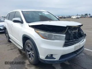 2016 Toyota Highlander XLE z VIN 5TDJKRFH1GS320094, wystawiony jako IAAI lot #41607639 z przebiegiem Nie podano mil oraz . Historia ofert i sprzedaży dostępna na DreamBid. Obrazek 1.