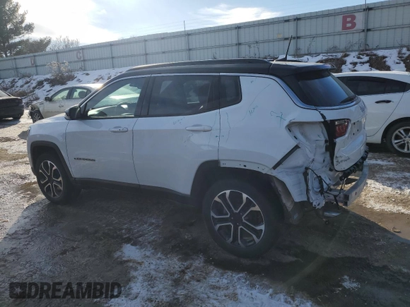 2023 Jeep Compass (RED) Edition with VIN 3C4NJDCN2PT504936, listed as a Copart auction lot 44125305 with 18,411 mi miles and Salvage Title. Bid and sale history available at carsss.com. Image 2.
