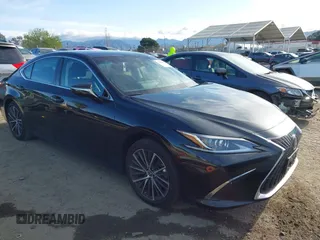 2024 Lexus ES with VIN 58ADZ1B10RU167407, listed as a IAAI auction lot 41936001 with 17,756 mi miles. Bid and sale history available at carsss.com. Image 1.