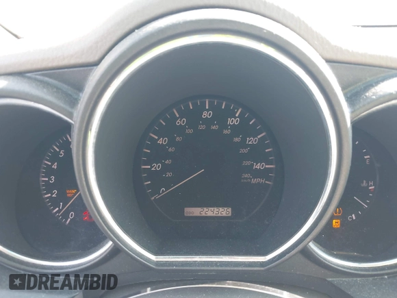 2008 Lexus RX 350 with VIN JTJGK31U680012447, listed as a IAAI auction lot 41844565 with 224,326 mi miles and . Bid and sale history available at DreamBid. Image 7.