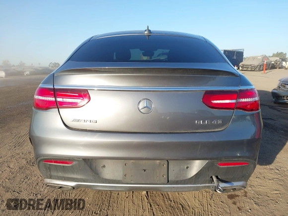 2017 Mercedes-Benz GLE 43 AMG with VIN 4JGED6EB2HA082208, listed as a IAAI auction lot 41166219 with 89,803 mi miles and . Bid and sale history available at DreamBid. Image 16.