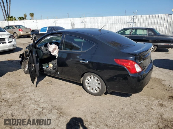 2015 Nissan Versa SV with VIN 3N1CN7AP4FL955661, listed as a Copart auction lot 46438605 with Not Provided miles and Salvage Title. Bid and sale history available at carsss.com. Image 2.