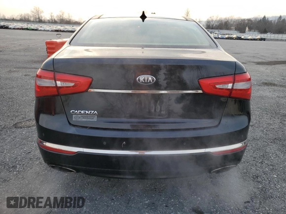 2014 Kia Cadenza Premium with VIN KNALN4D77E5125078, listed as a Copart auction lot 86795824 with 195,203 mi miles and Clean Title. Bid and sale history available at carsss.com. Image 6.