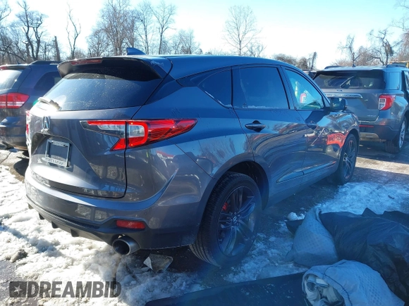 2019 Acura RDX w/A-Spec Pkg with VIN 5J8TC2H66KL028493, listed as a IAAI auction lot 41246651 with 136,713 mi miles. Bid and sale history available at carsss.com. Image 4.